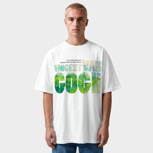 Biała koszulka Box Tee. Vincent van Gogh
