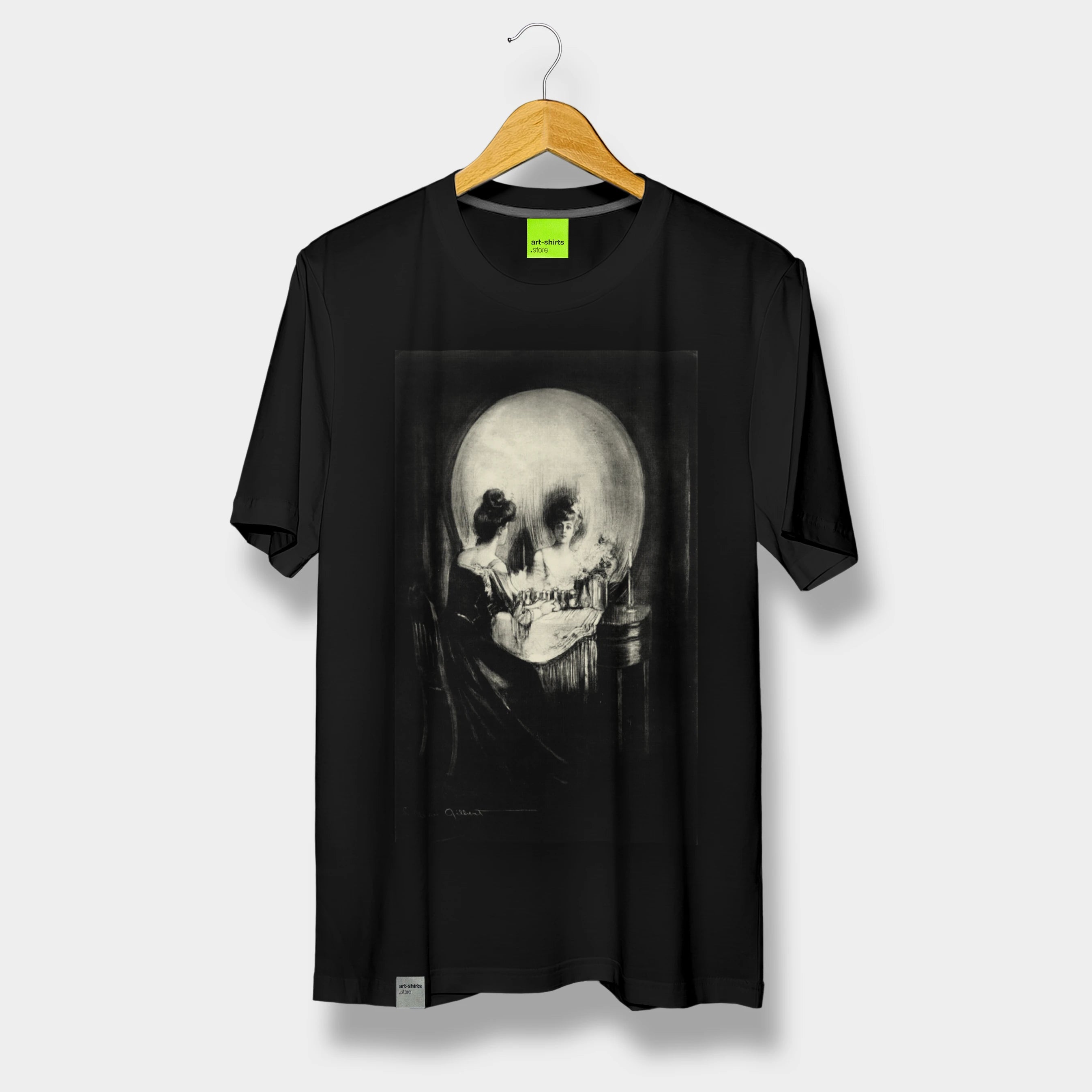 T-shirt z nadrukiem „ALL IS VANITY” – przód