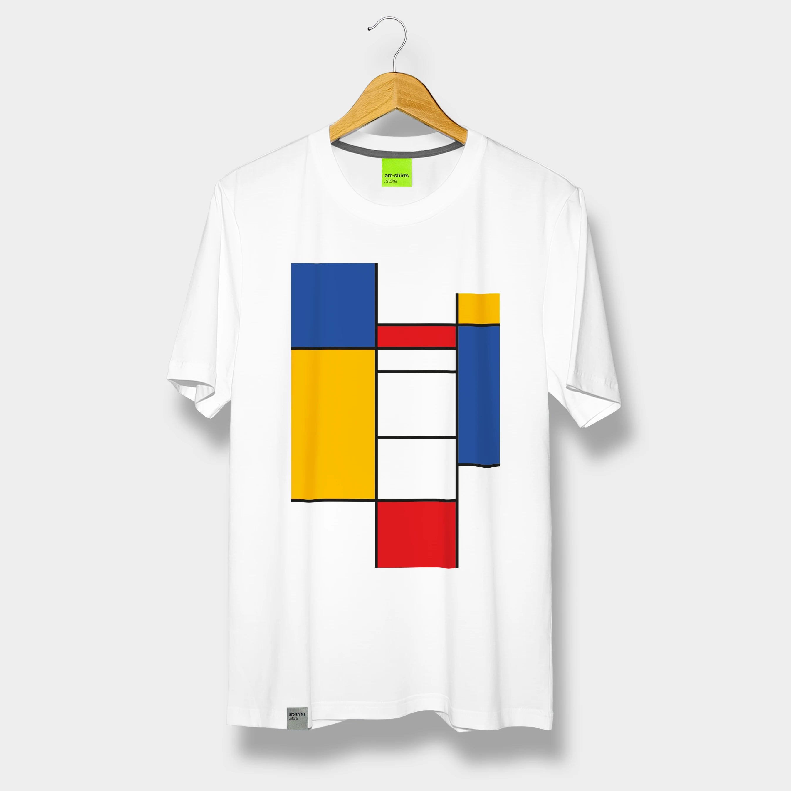 T-shirt z nadrukiem „Mondrian” – przód