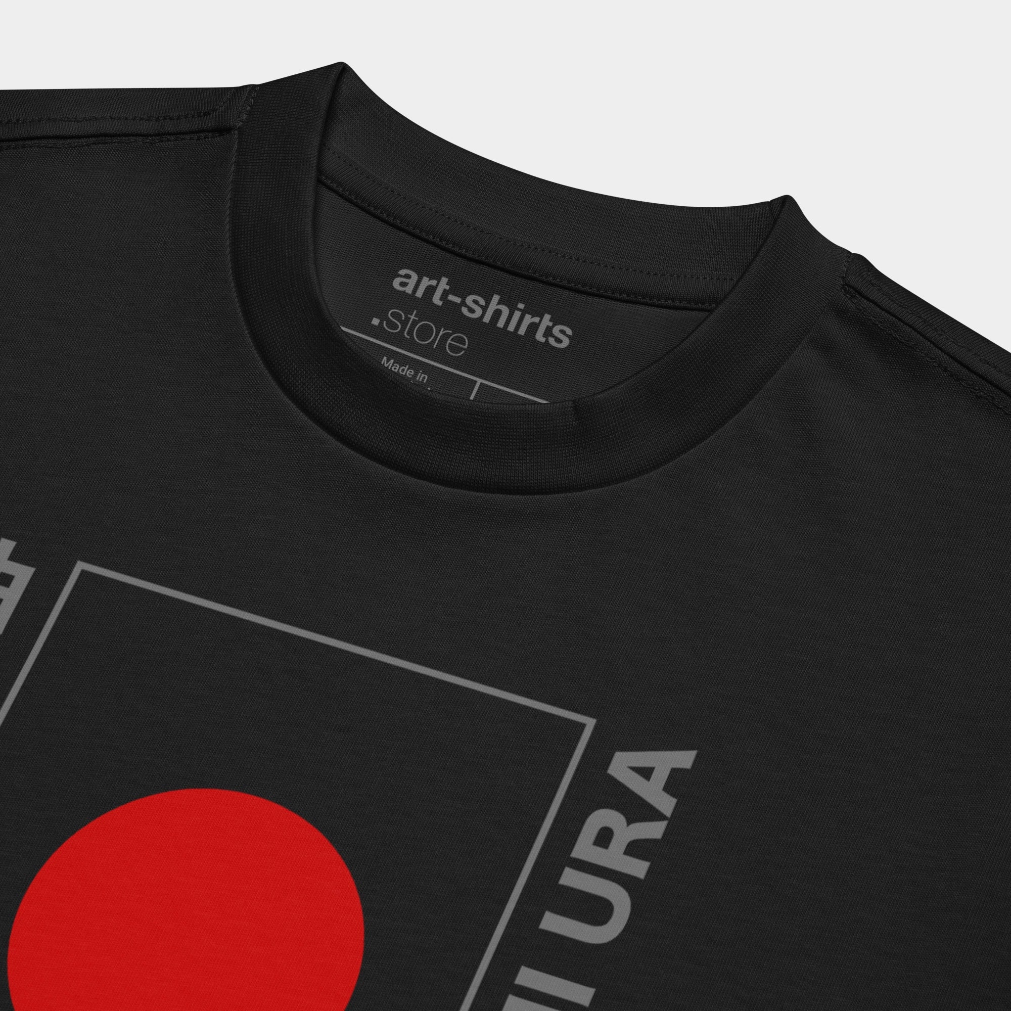 Czarna koszulka Box Tee. Fala
