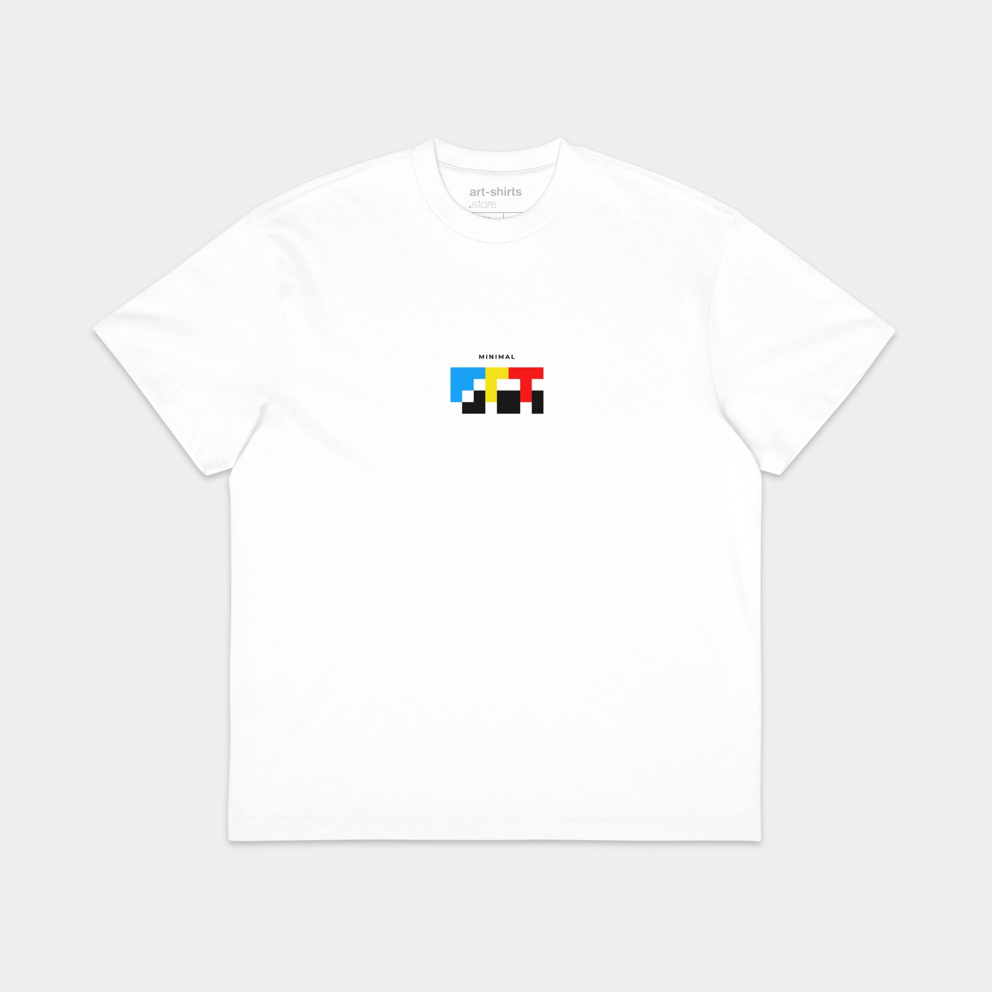Biała koszulka Box Tee. MINIMAL ART