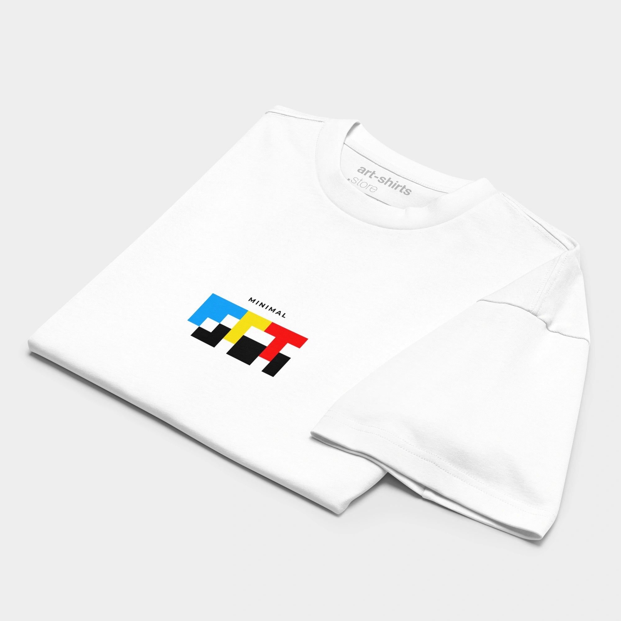 Biała koszulka Box Tee. MINIMAL ART