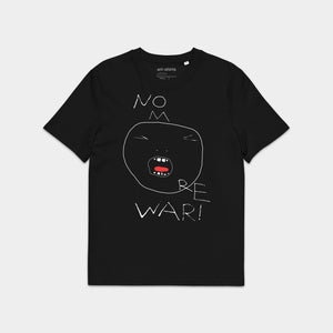 T-shirt z nadrukiem artystycznym „NO MORE WAR!” – przód