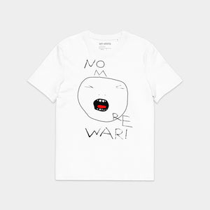 T-shirt z nadrukiem artystycznym „NO MORE WAR!” – przód